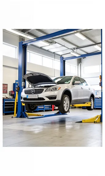 Mechanic completing service on a customer vehicle